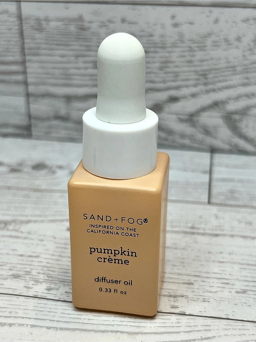 SAND+FOG Pumpkin Crème Diffuser Oil, Orange, 0.33 fl oz